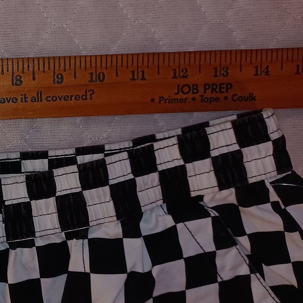 HTF Vans Black/White Checkered Checkerboard Joggers Women's Small - Picture 5 of 14